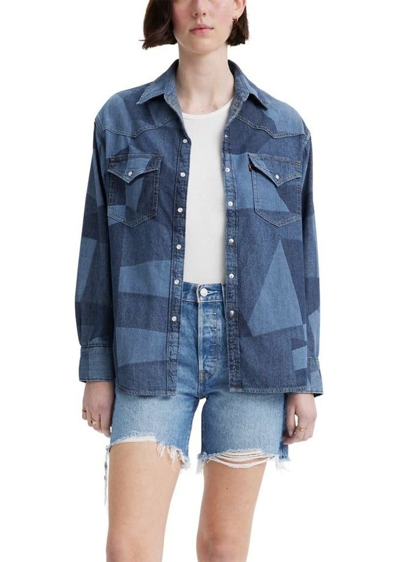 Levi's Women's Dylan Relaxed Western Shirt (Standard and Plus)