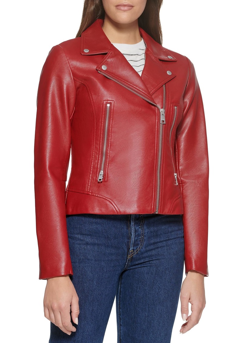 Levi's Women's Faux Leather Asymmetrical Moto Jacket