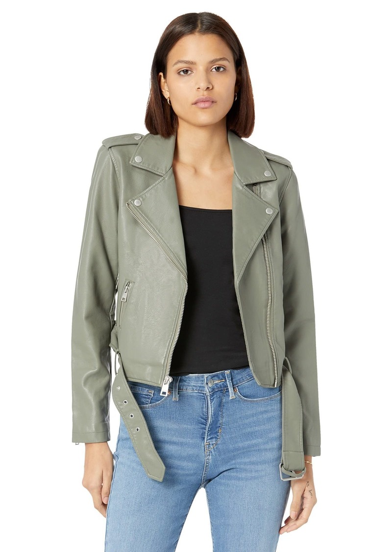 Levi's Women's Belted Faux Leather Moto Jacket (Regular & Plus Size)