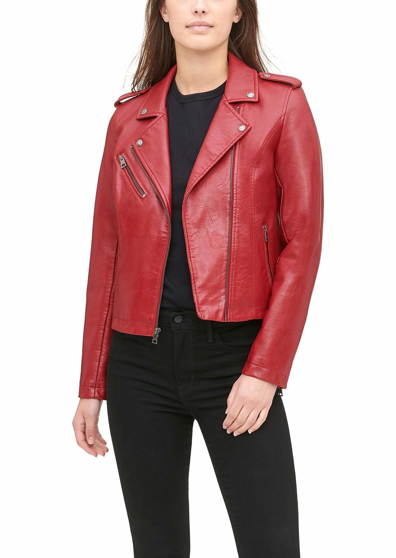 Levi's Women's The Classic Faux Leather Moto Jacket (Regular & Plus Size)