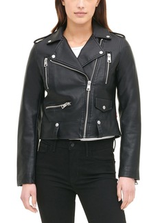 Levi's Women's Faux Leather Contemporary Asymmetrical Motorcycle Jacket