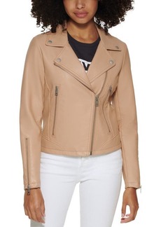 levi's Women's Faux Leather Moto Jacket in Biscotti at Nordstrom