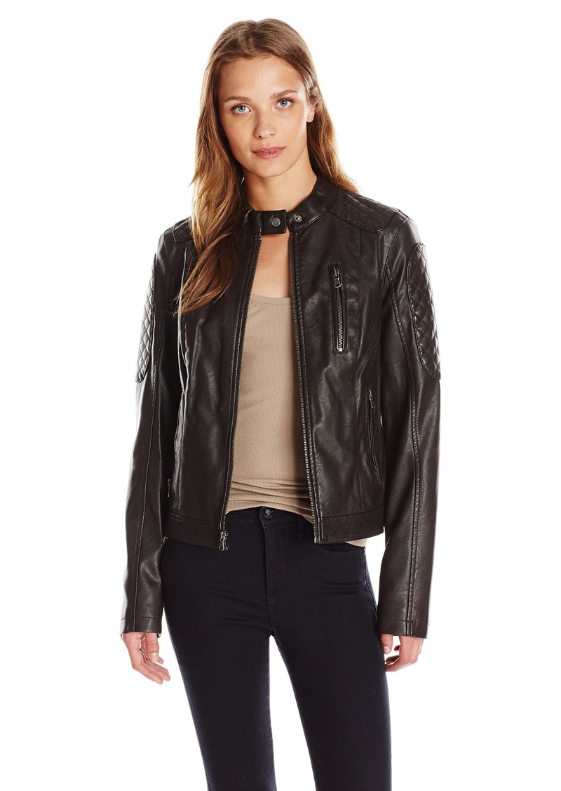 levis faux leather moto jacket