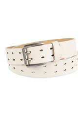 Levi's Women's Fully Adjustable Peforated Belt with Double Prong Buckle