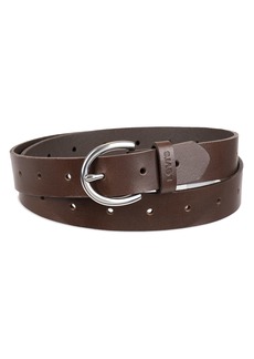 Levi's Women's Fully Adjustable Perforated Slim Belt Brown