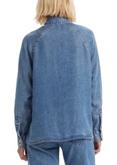 Levi's Women's Harrison Raglan-Long-Sleeve Shirt - In Patches