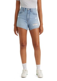 Levi's Womens High Waisted Mom (Also Available in Plus) Denim Shorts   US