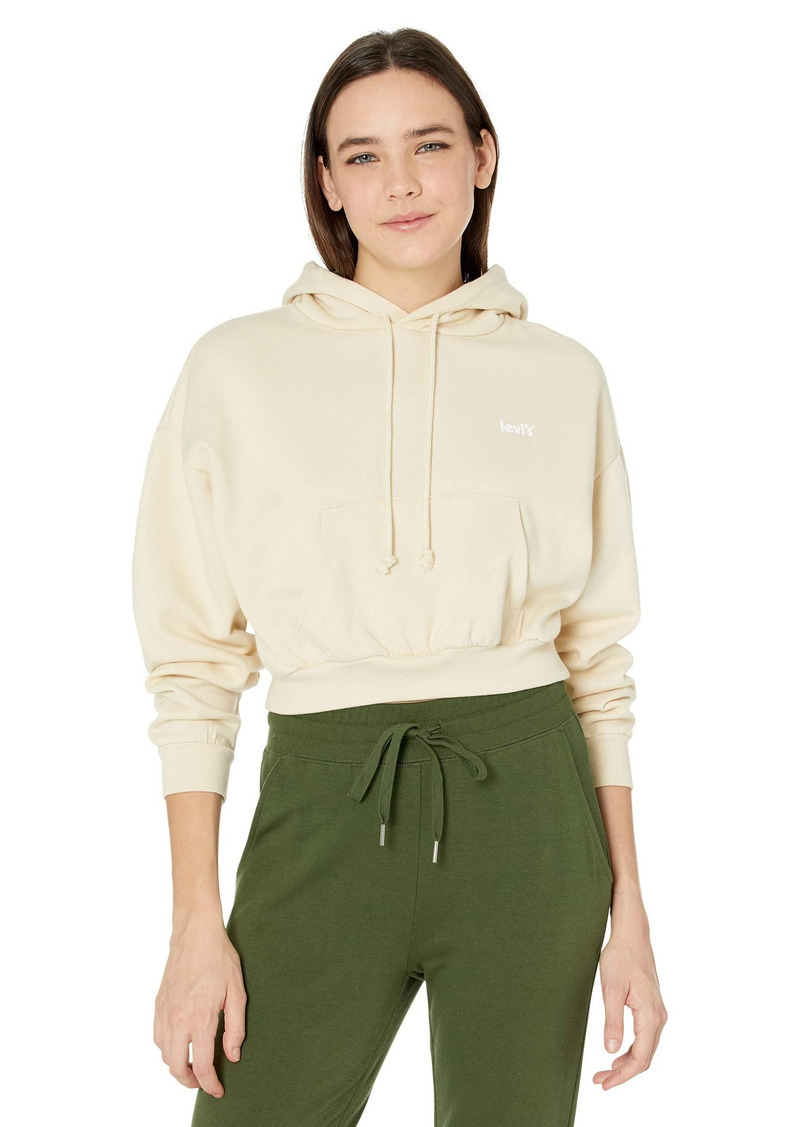 Levi's Women's Laundry Day Sweatshirt Hoodie Angora-Natural