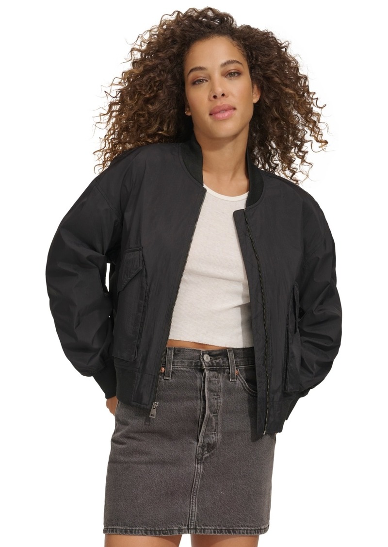 Levi's Women's Lightweight Techy Bomber Jacket - Black