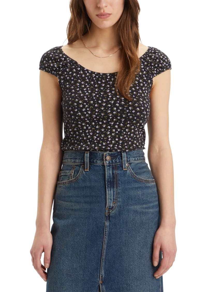 Levi's Women's Lucille Crewneck Cotton Short-Sleeve Top - Holmes Floral