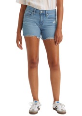Levi's Women's Mid Rise Mid-Length Stretch Shorts - What Are We