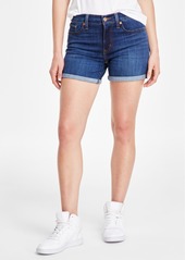 Levi's Women's Mid Rise Mid-Length Stretch Shorts - Stop The Confusion