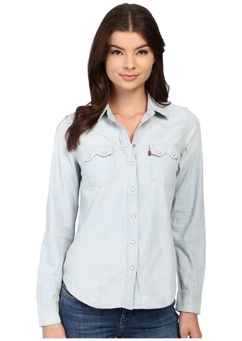 levi's oversized sawtooth denim shirt