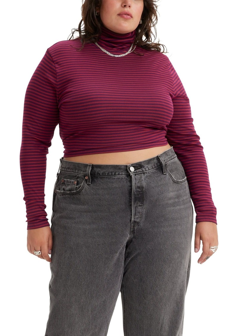 Levi's Women's Size Moon Rib Turtleneck (Also Available in Plus)