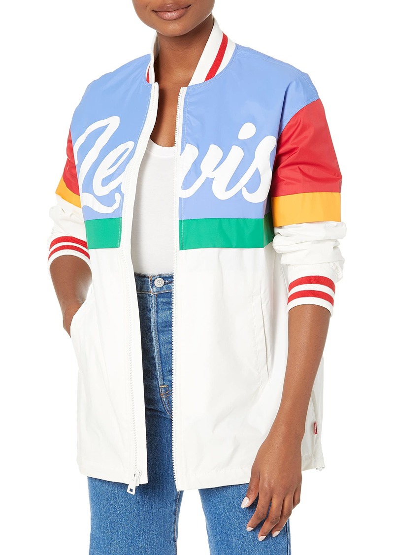 Levi's Women's Nylon Colorblocked Logo Bomber Jacket (Standard & Plus Sizes)