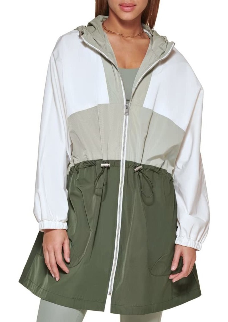 Levi's Women's Oversized Color Block Rain Jacket