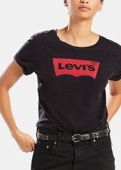 Levi's Women's Perfect Graphic Logo Cotton T-shirt - Grey Logo