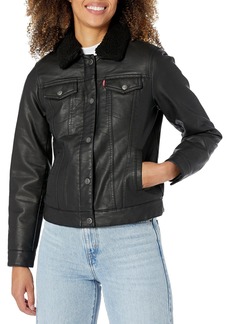 Levi's Women's Classic Sherpa Lined Trucker Jacket (Standard & Plus Sizes)