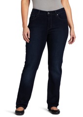 Levi's Women's Plus-Size 512 Straight Leg Jean Hidden Dark