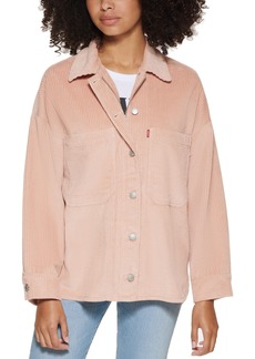 Levi's Women's Plus Size Cotton Corduroy Shirt Jacket