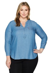 Levi's Women's Plus-Size Easy Popover Shirt  2 X