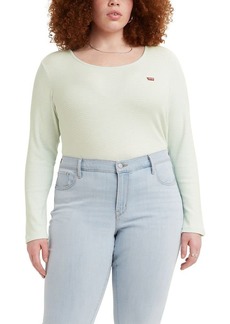 Levi's Women's Plus Size Honey Long Sleeve Shirt (New)