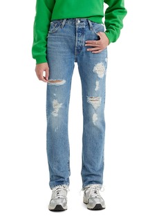 Levi's Women's Premium 501 Original Fit Jeans Hits Different-Light Indigo 23