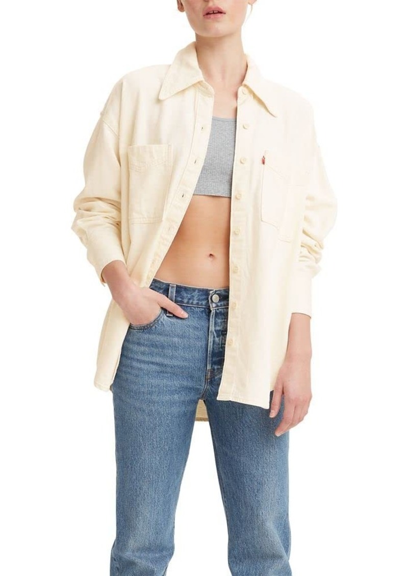 Levi's Women's Premium Jadon Denim Shirt Ecru Crew-Natural