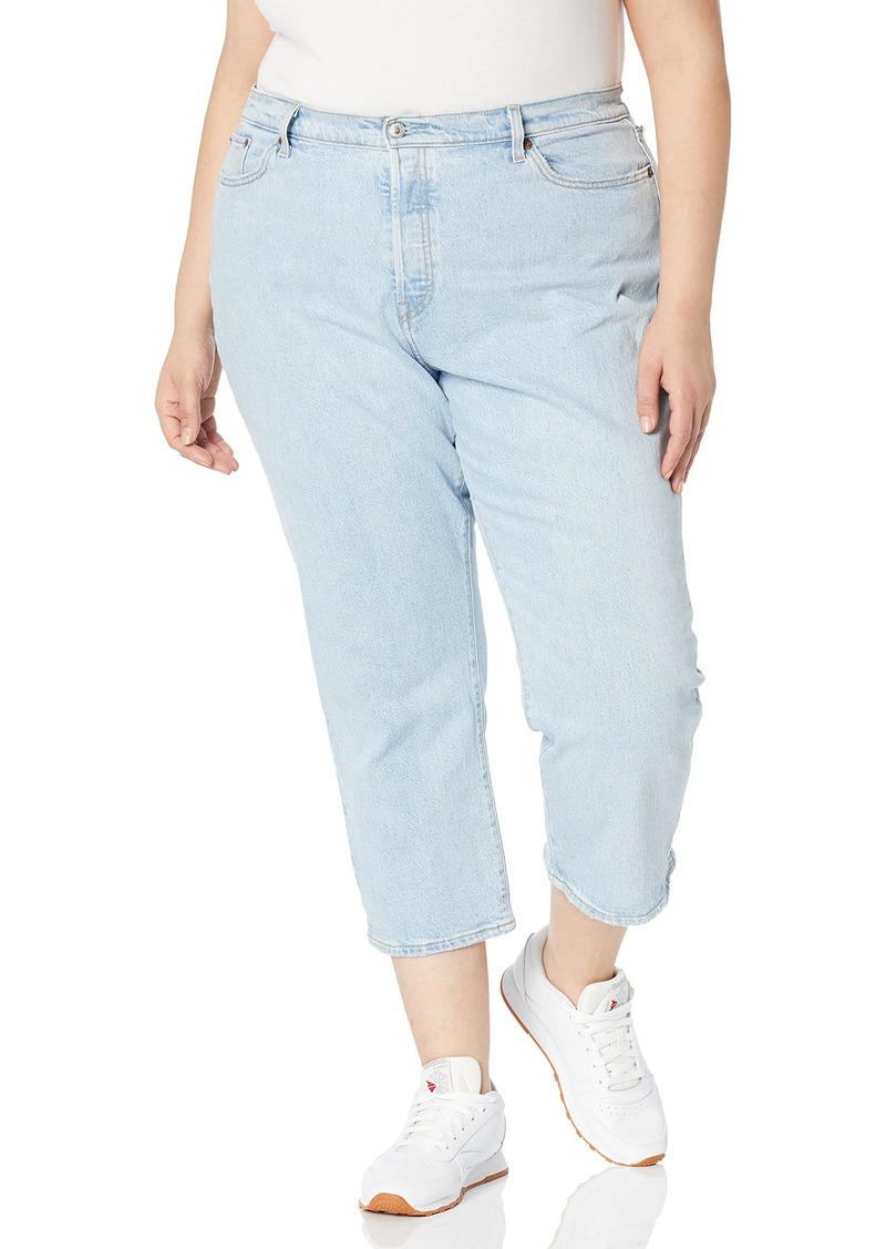 Levi's Women's Premium Plus-Size Wedgie Straight Jeans Ojai Shore-Light Indigo 39