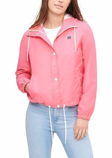 Levi's Women's Retro Hooded Rain Windbreaker Jacket (Standard & Plus Sizes)