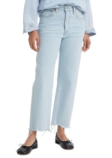 Levi's Women's Ribcage Ultra High Rise Straight Ankle Jeans - Pretty Div