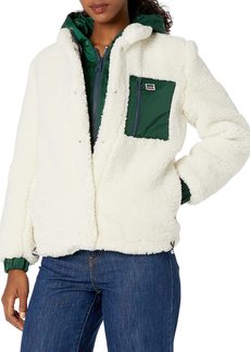 Levi's Women's Sherpa Hooded Varsity Jacket