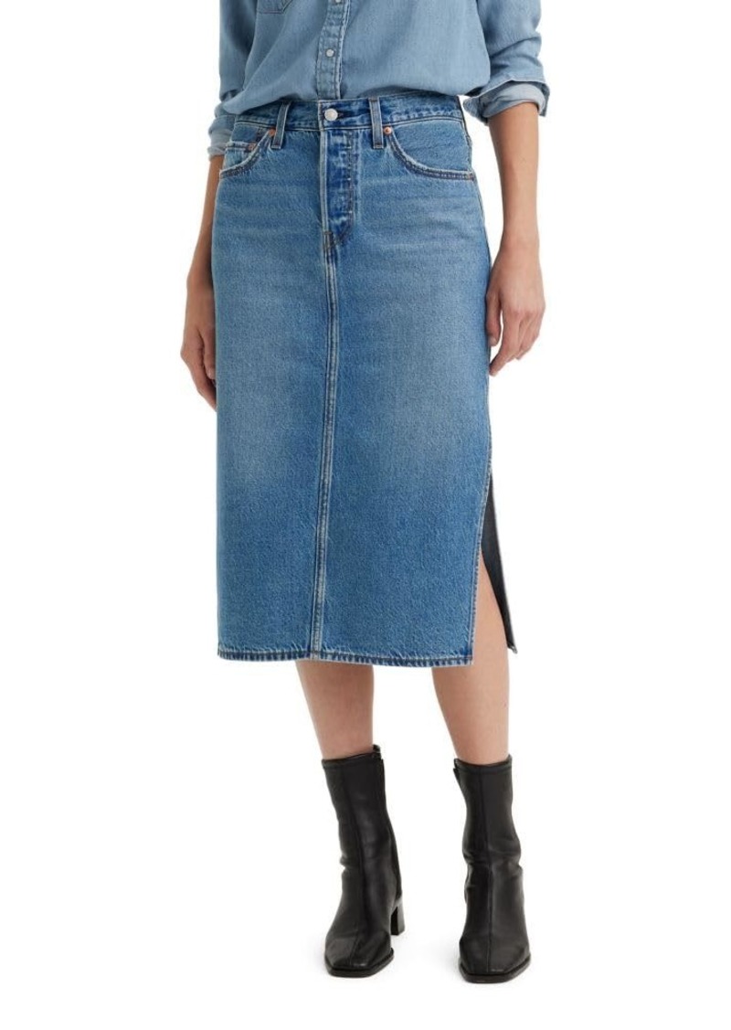 Levi's Women's Side Slit Skirt  25