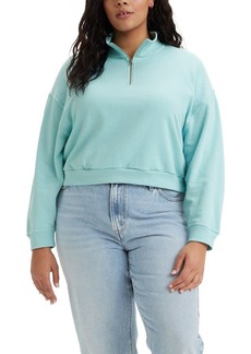 Levi's Women's Size Cosmo 1/4" Zip Sweater (Also Available in Plus)