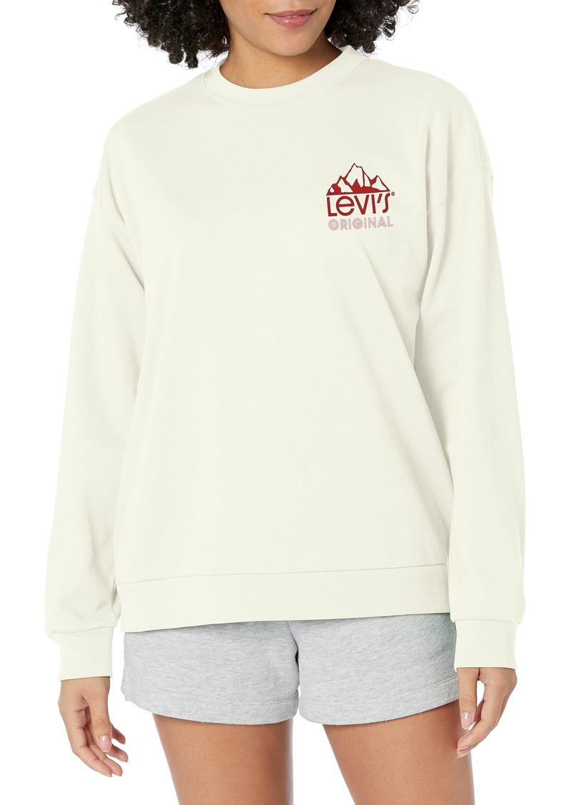 Levi's Women's Size Graphic Standard Crewneck Sweatshirt (Also Available
