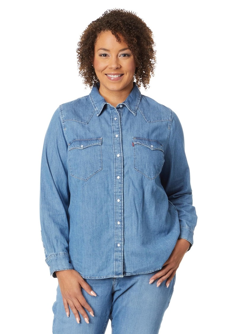 Levi's Women's Size Ultimate Western Shirt (Also Available  2X-Large Plus