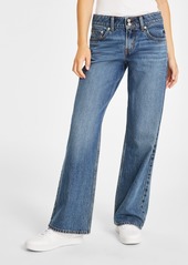 Levi's Women's Super-Low Double-Button Relaxed-Fit Denim Jean - Not In The Mood Stone