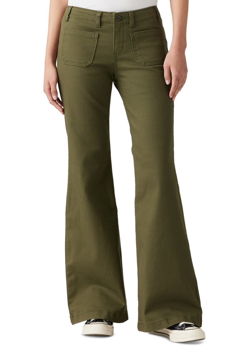 Levi's Women's Superlow Flare-Leg Jeans - Olive Night