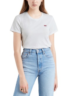 Levi's Women's The Perfect Crewneck Cotton T-Shirt - White