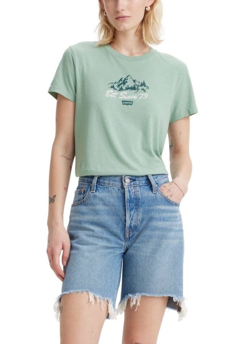 Levi's Women's The Perfect Crewneck Tee Shirt (Also Available in Plus)