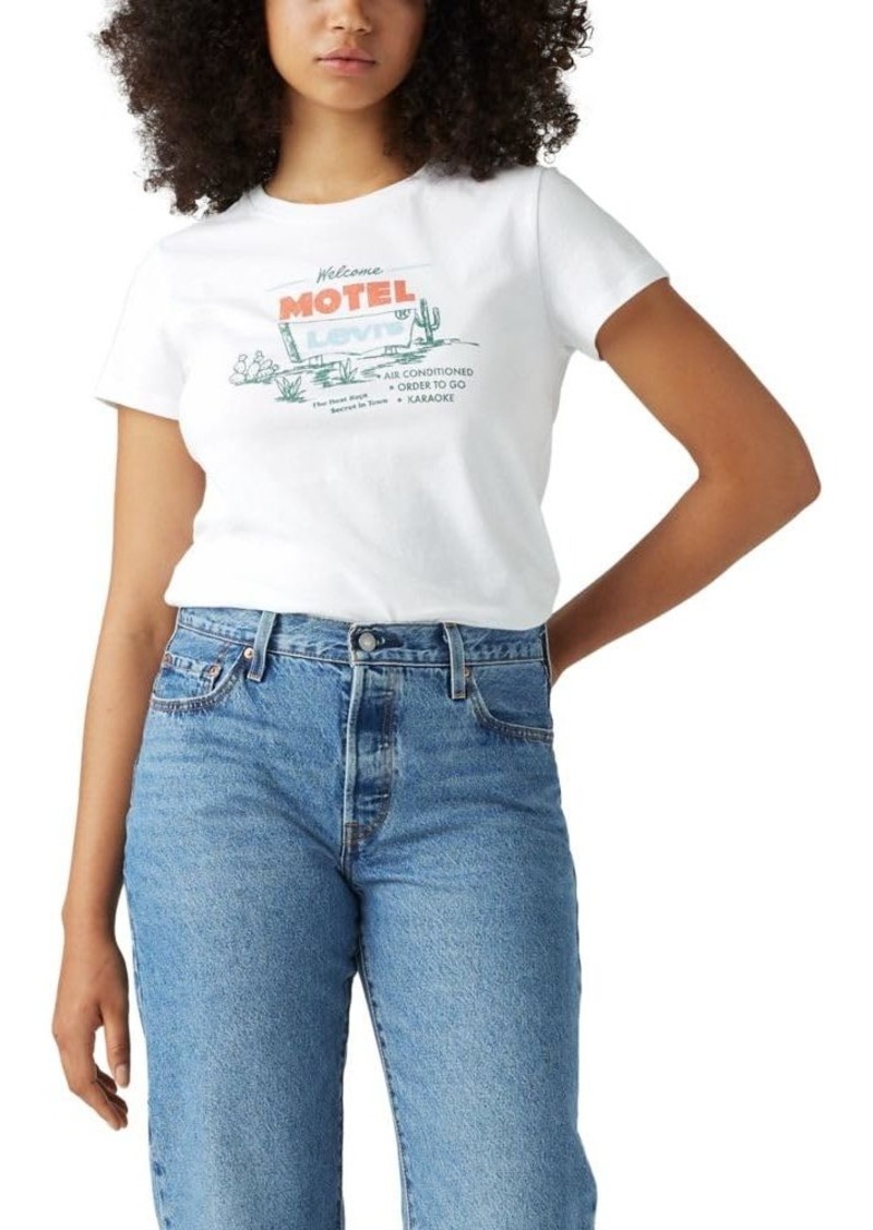 Levi's Women's The Perfect Crewneck Tee Shirt (Also Available in Plus)