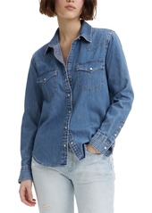 Levi's Women's The Ultimate Western Cotton Denim Shirt - Smell Ya Later