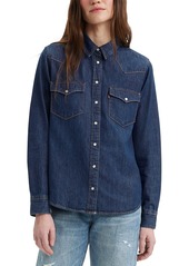 Levi's Women's The Ultimate Western Cotton Denim Shirt - Smell Ya Later