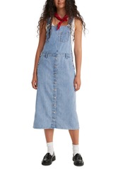Levi's Women's Tico Cotton Button-Front Overalls Dress - Twisted Words