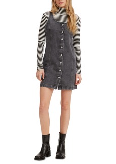Levi's Women's Tuli Denim Front Button Fitted Mini Dress - Thank You Very Little