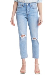Levi's Women's Wedgie Straight-Leg High Rise Cropped Jeans - Love In The Mist