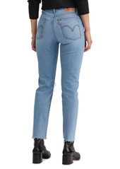 Levi's Women's Wedgie Straight-Leg High Rise Cropped Jeans - Struck By