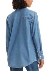 Levi's Women's Workwear Hasina Classic Cotton Tunic - Dolly Blue