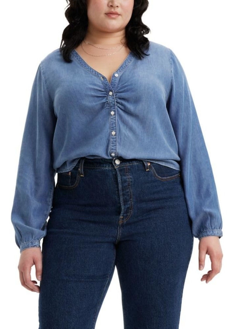 Levi's Women's Zenda Long Sleeve Blouse (Also Available in Plus)