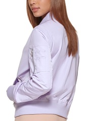 Levi's Women's Zip-Detail Bomber Jacket - Violet